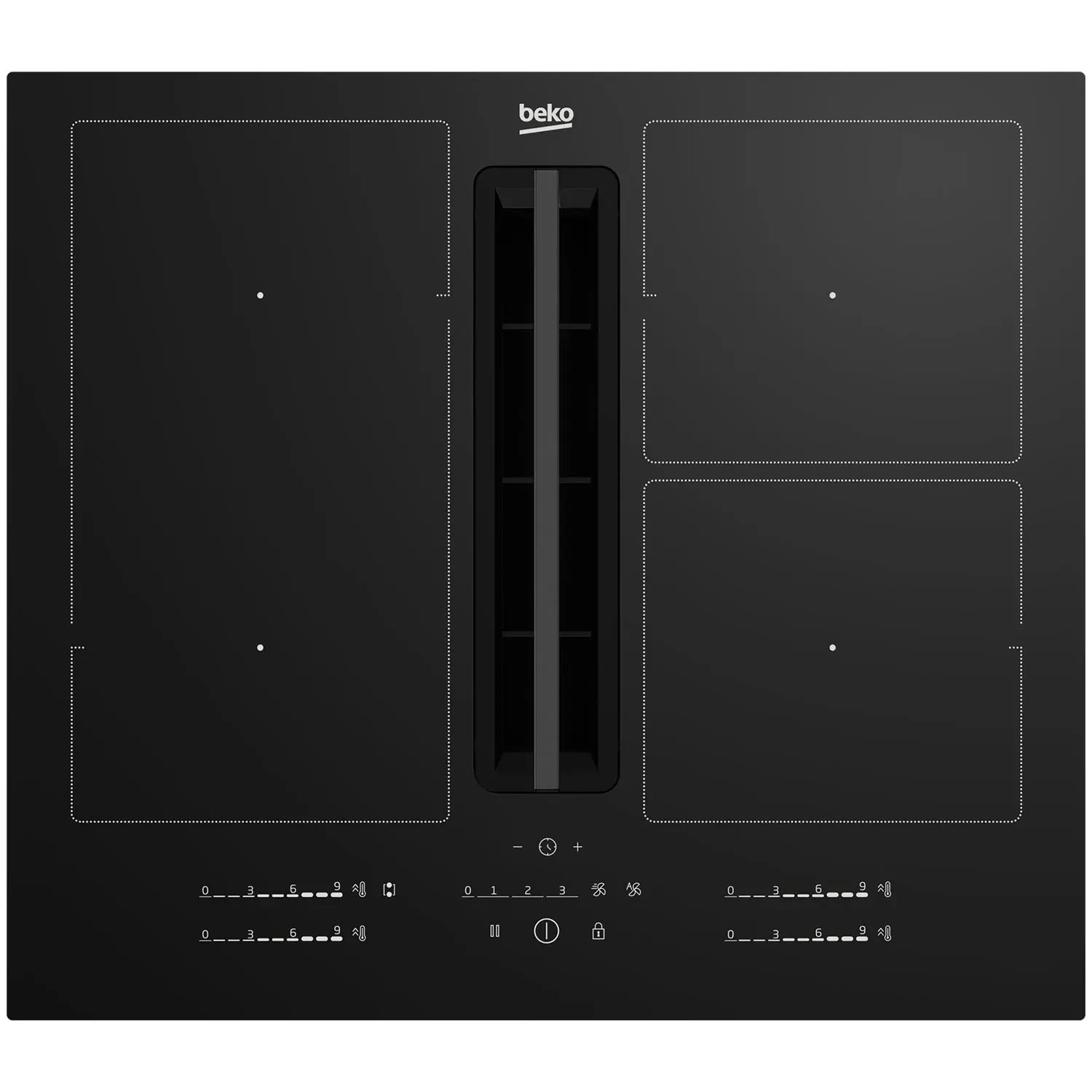 Beko Płyta indukcyjna HIXI 64700 UF czarne szkło 60 cm