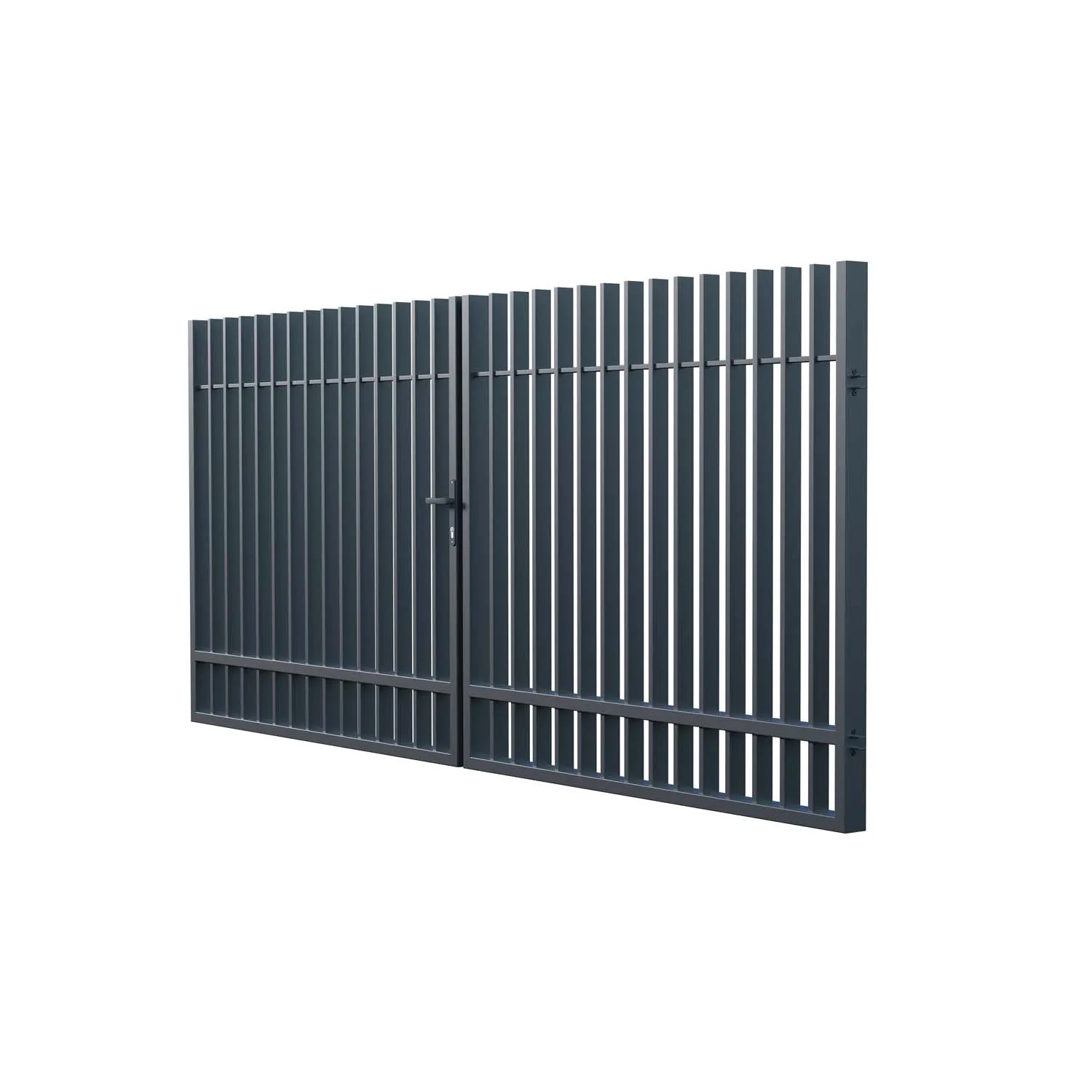 Brama Solano antracyt dwuskrzydłowa - 350 x 150 cm