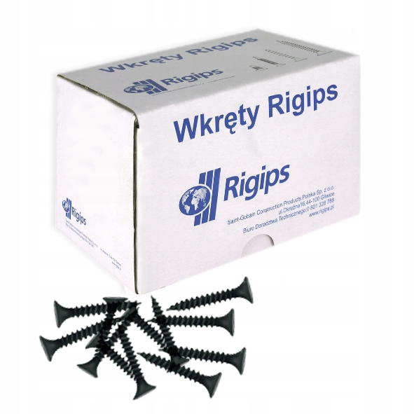 RIGIPS WKRĘTY TN 3,5X35MM DO METALU PŁYT G-K 1000 SZT. TN-35 11511682