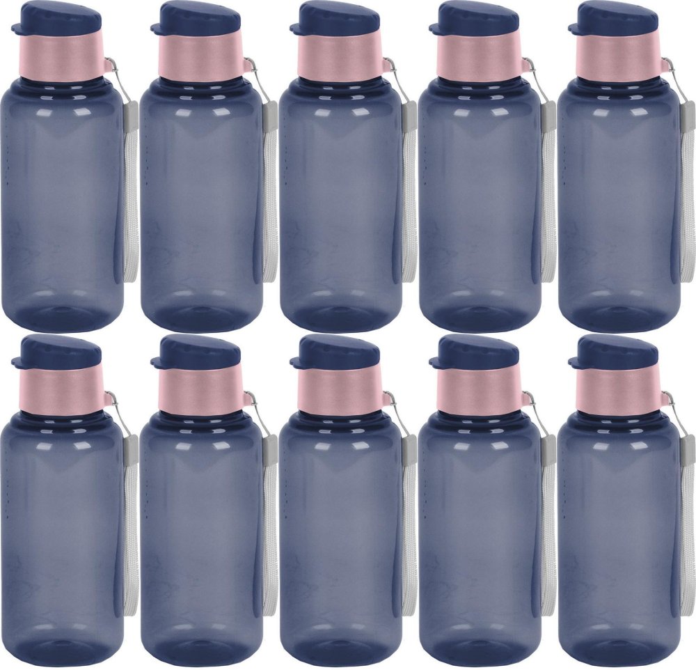 10x Bidon na wodę Paso, 500ml, bez BPA, granatowy