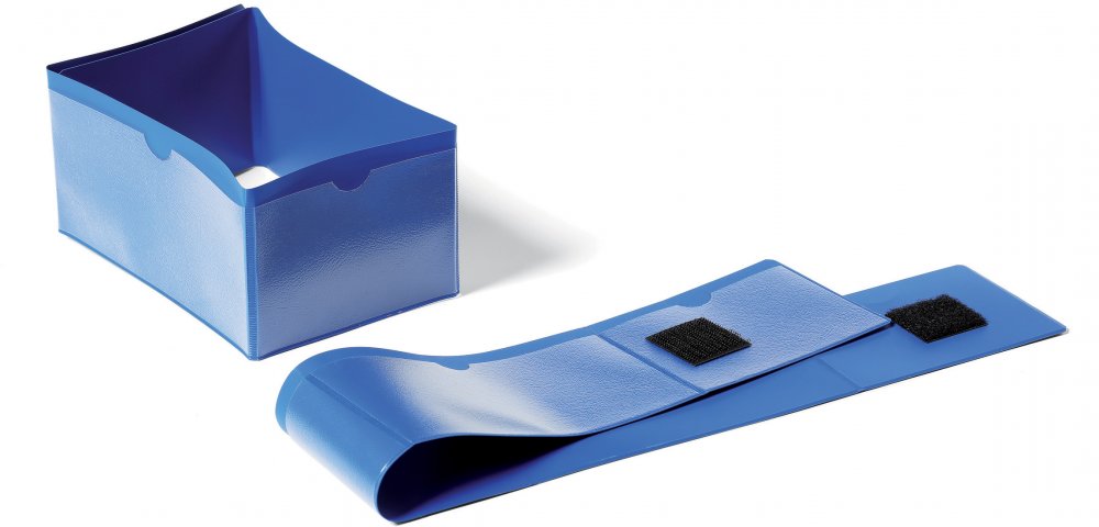 Kieszeń magazynowa / opaska na palety Durable, na rzep, 140x65mm, 50 sztuk, niebieski