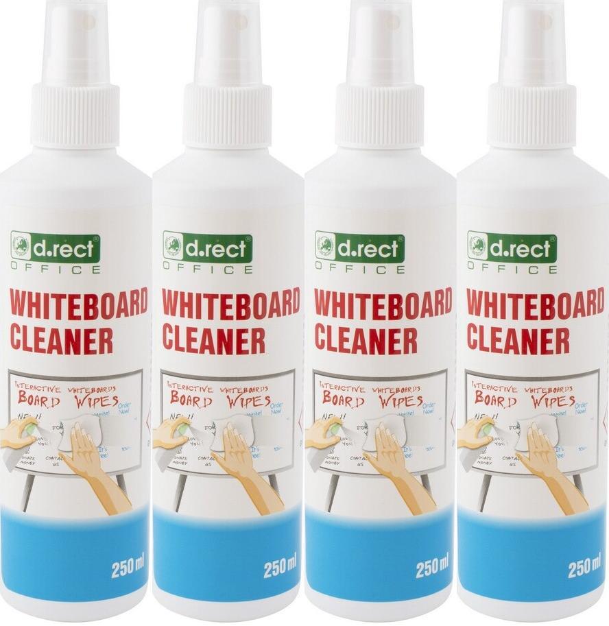 4x Płyn do tablic suchościeralnych D.Rect, 250ml