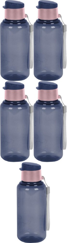 5x Bidon na wodę Paso, 500ml, bez BPA, granatowy