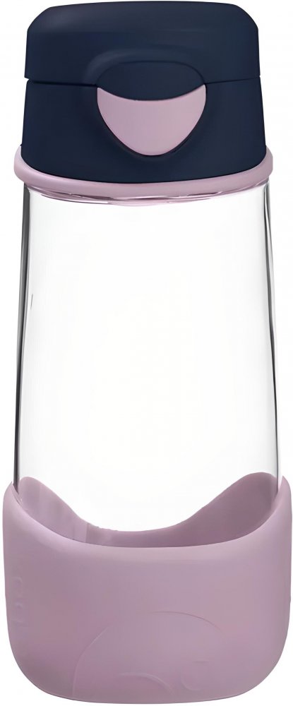 Bidon na wodę B.Box, z ustnikiem, tritan, 450 ml, Indigo Rose