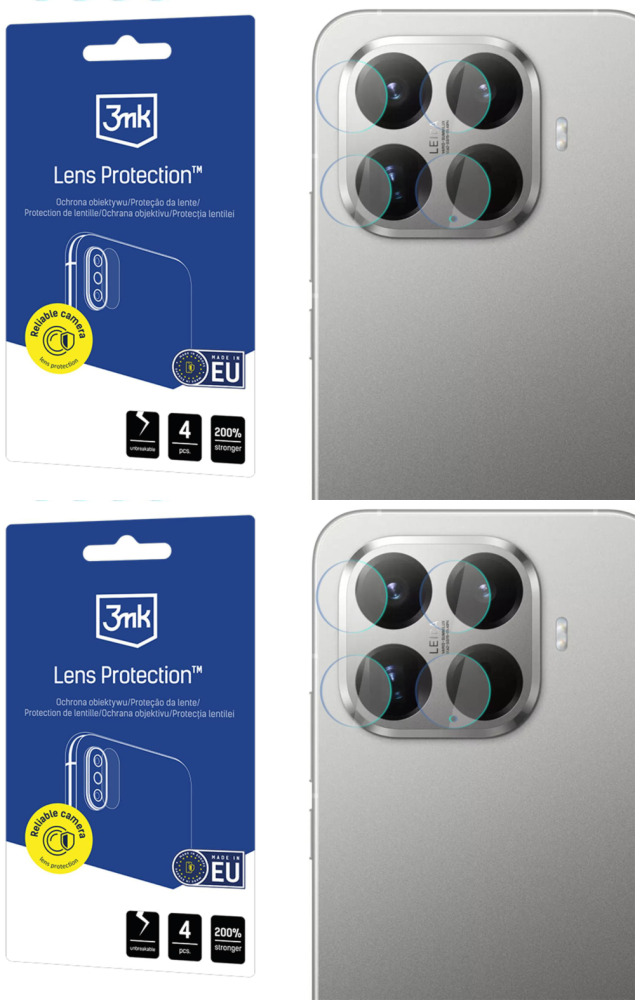 2x Szkło hybrydowe 3mk Lens Protection, na aparat, do Xiaomi 15T Pro 5G