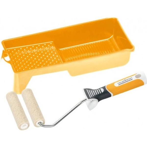 Zestaw malarski CoatStar uchwyt + 2xwałek 10cm + kuweta Color Expert