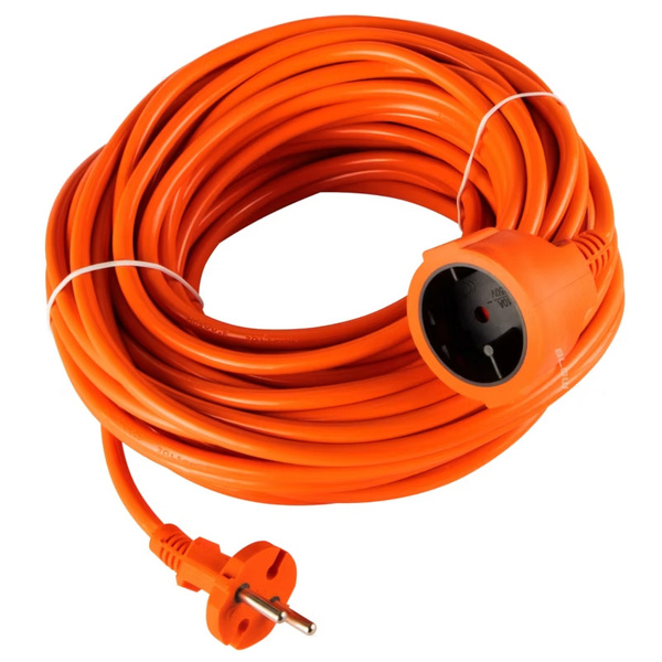 Przedłużacz ogrodowy BLOW do kosiarki podkaszarki budowlany sznur 2x 1,5mm 50m