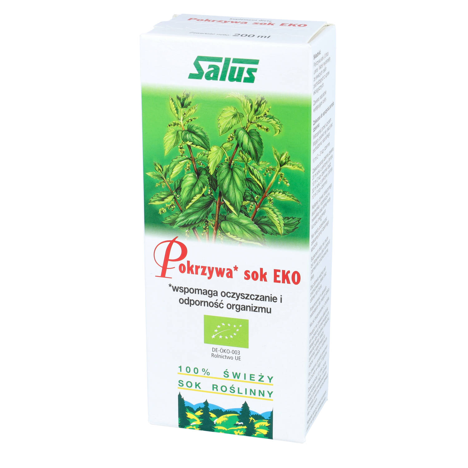 Salus - pokrzywa sok eko, 200 ml