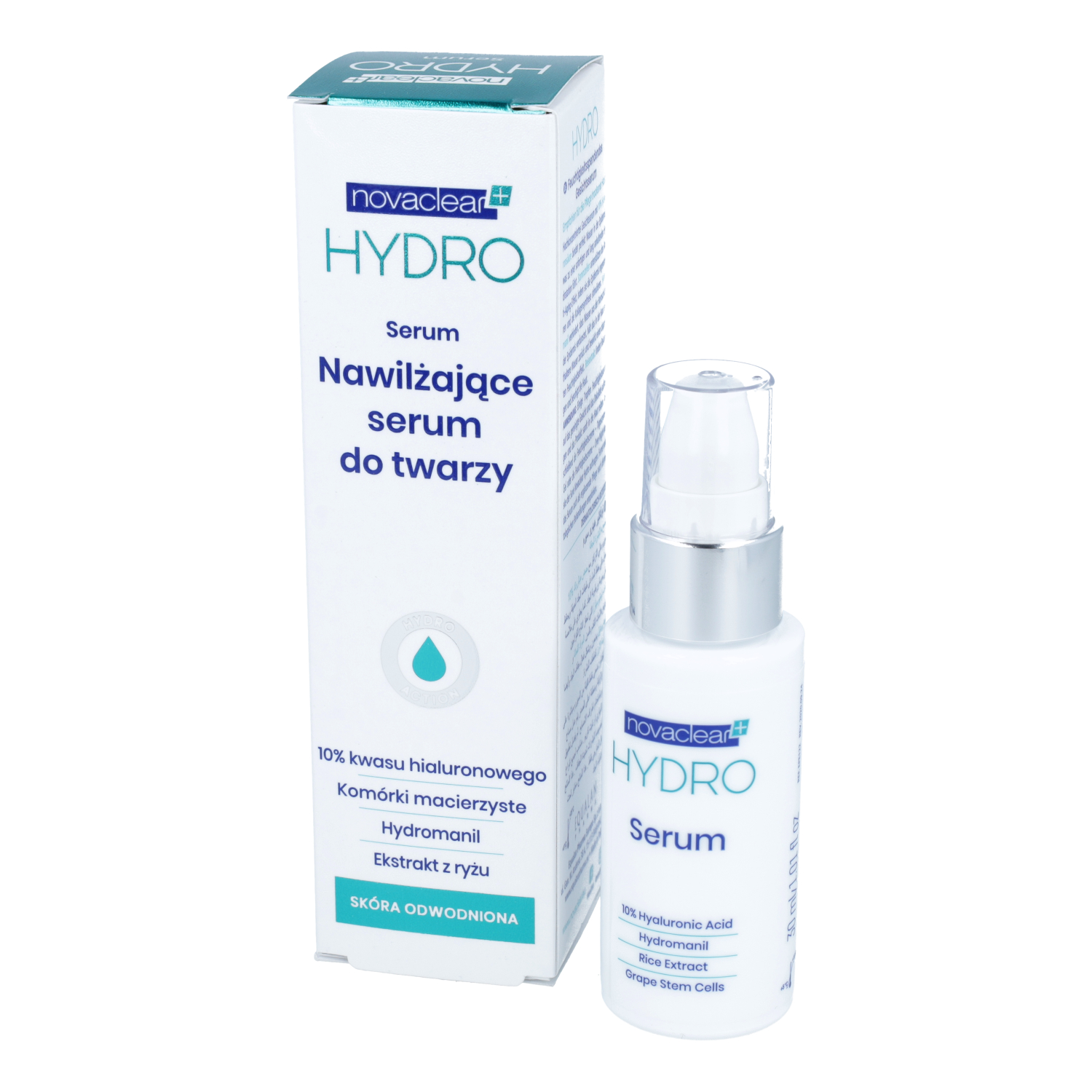 Novaclear hydro - nawilżające serum do twarzy, 30 ml