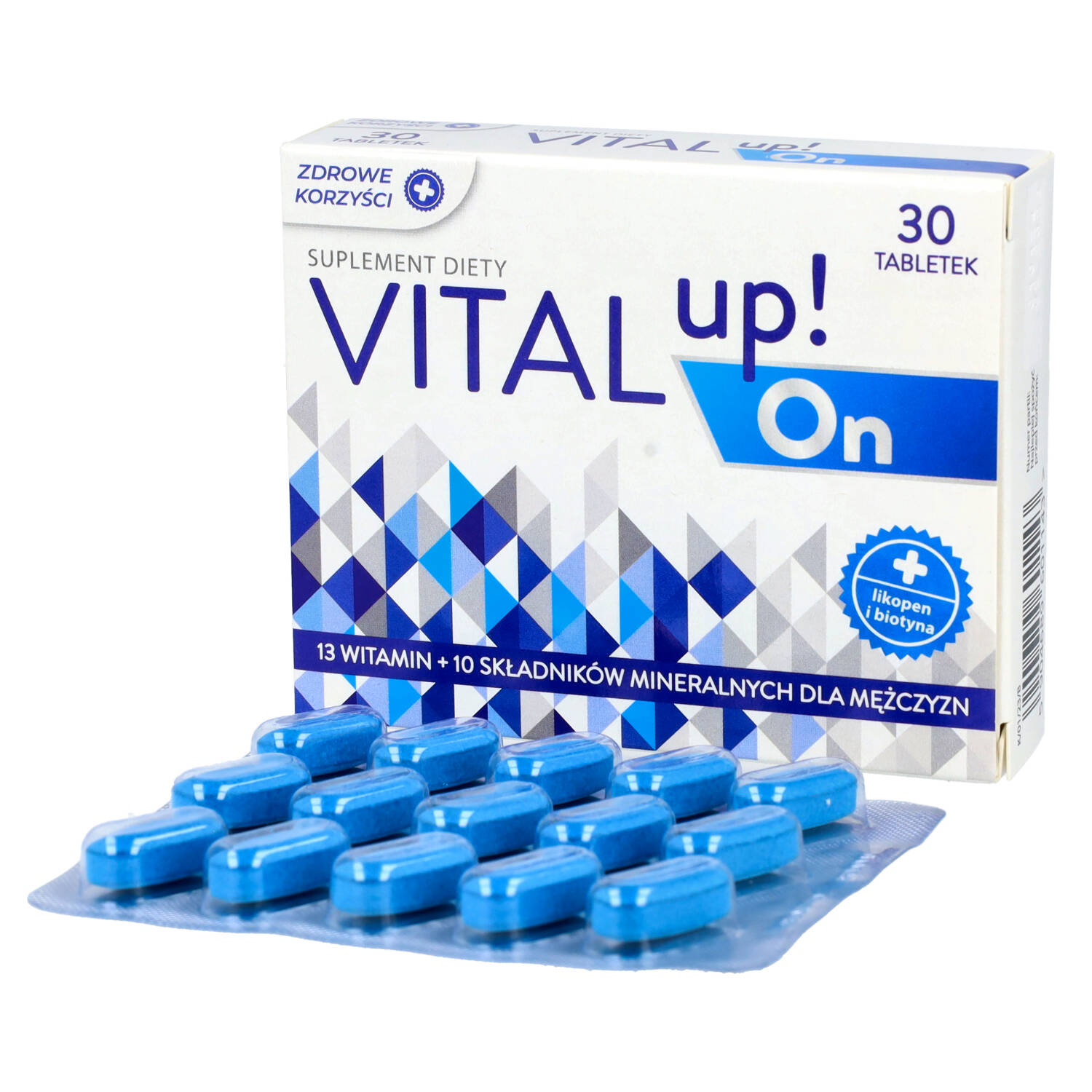 Zdrowe korzyści, vitalup! on, 30 tabletek