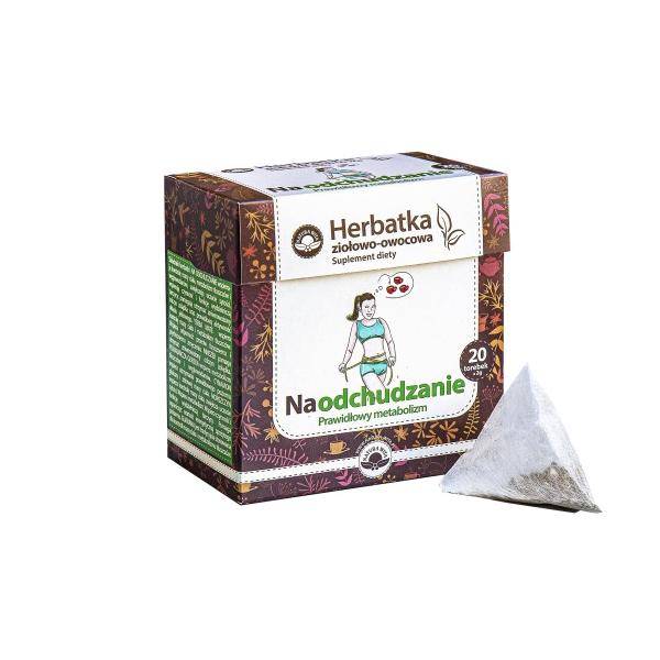 Natura wita - herbatka ziołowo-owocowa, na odchudzanie, 20 saszetek