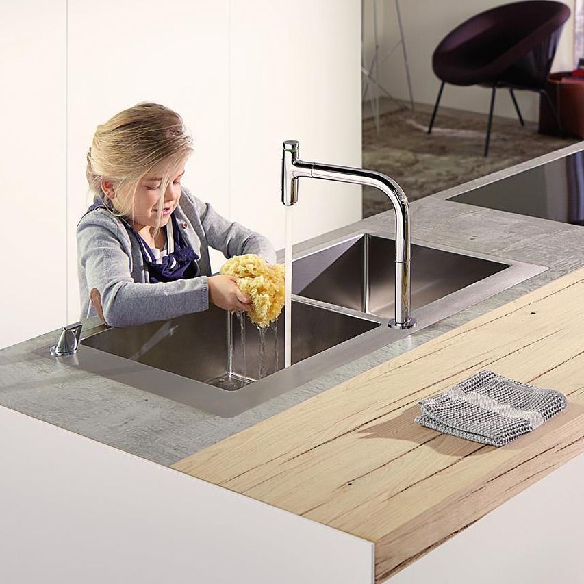 Hansgrohe S 71 zlewozmywak stalowy 86,5x50 cm 43303800 - Wysyłka w 24h
