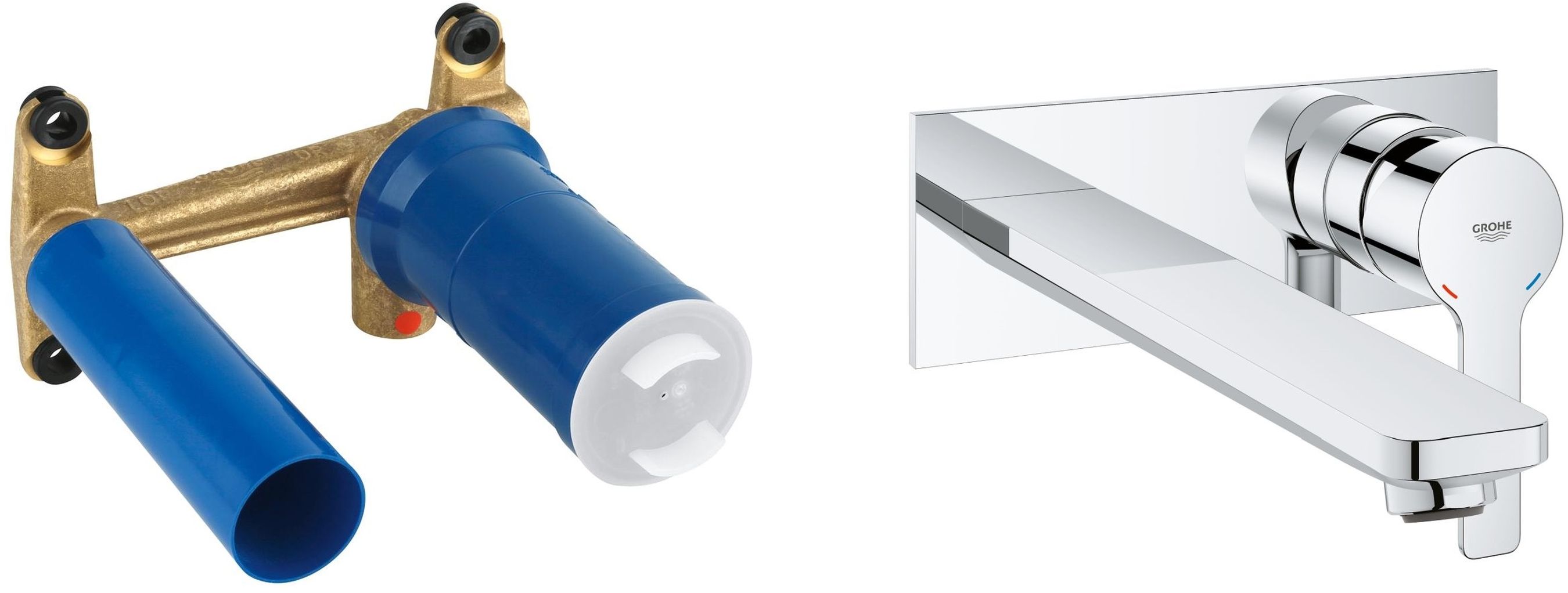Zestaw Grohe Lineare bateria umywalkowa podtynkowa kompletna chrom (23444001, 23571000) - Wysyłka w 24h