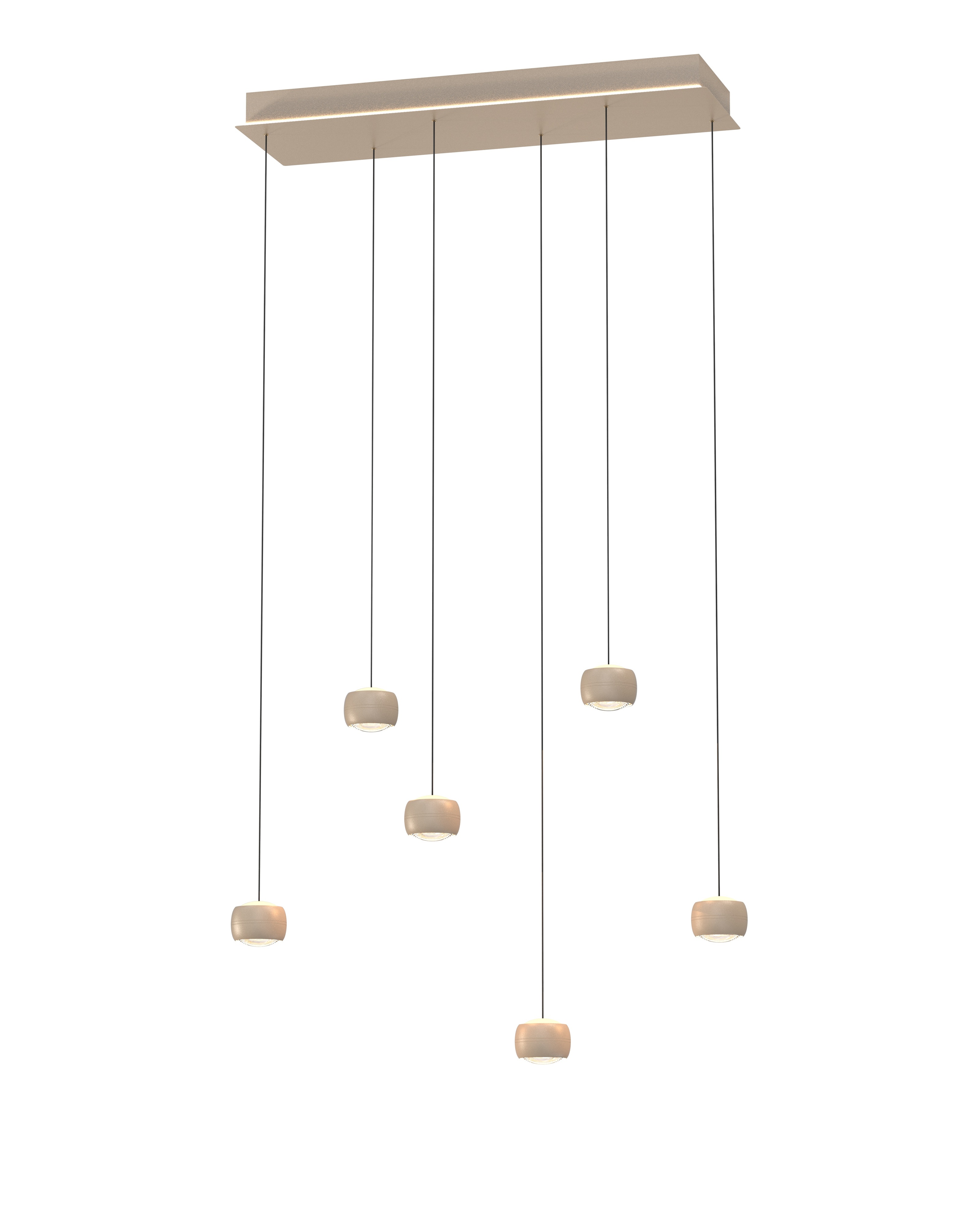 Aviano Quiberon lampa wisząca 33 W piaskowa 7039-613