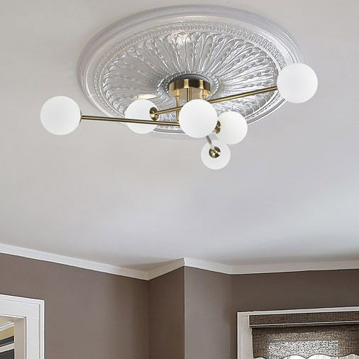 Light Prestige Dorado lampa podsufitowa 6x28 W biała-złota LP-002/6C