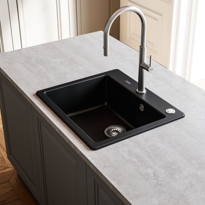 Franke Mythos MYK 610-52 zlewozmywak ceramiczny 59x51 cm czarny mat 124.0749.515 - Wysyłka w 24h