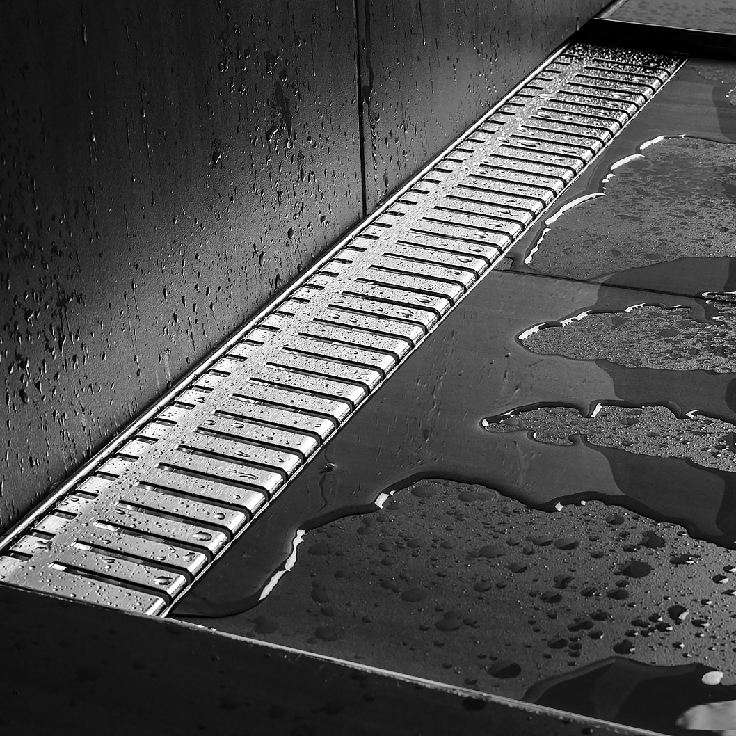 ACO ShowerDrain C korpus odpływu liniowego 78,5 cm kołnierz przyścienny stal nierdzewna 9010.88.30 - Wysyłka w 24h