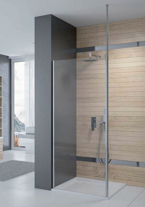Sanplast Prestige P/PRIII Walk-In ścianka prysznicowa 120 cm czarny mat/szkło przezroczyste 600-073-1460-59-401
