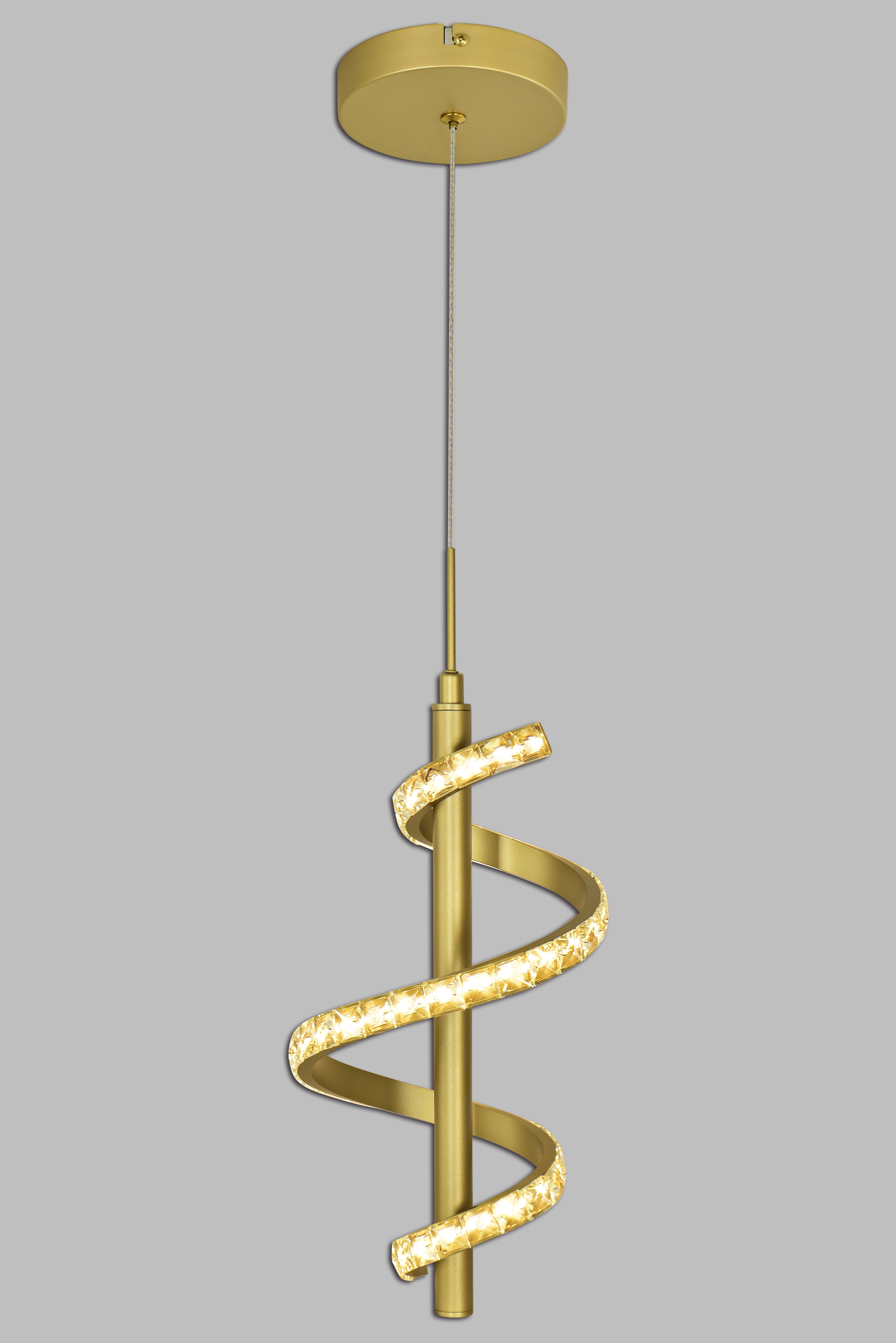 Aviano Claret lampa wisząca 1x9 W złota 6209-0115