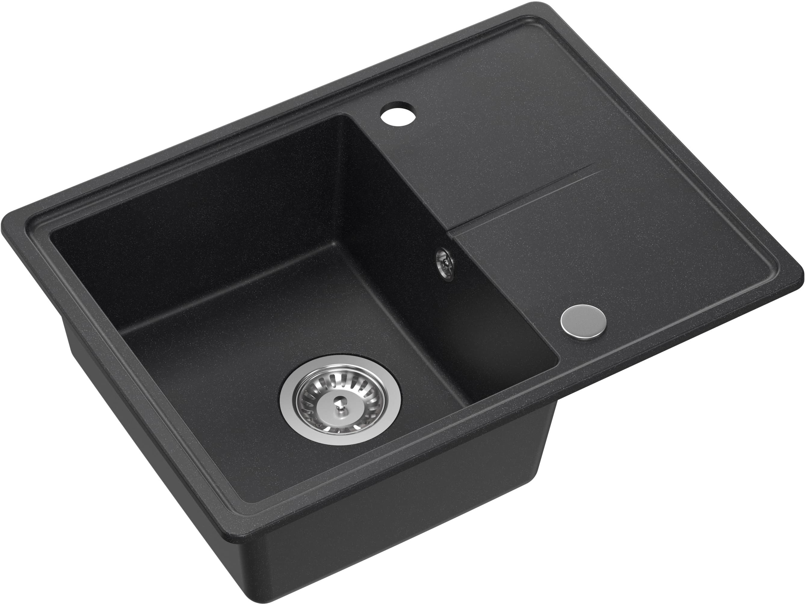 Quadron Tony 116 zlewozmywak GraniteQ 60x45 cm czarny HTO6045CZK