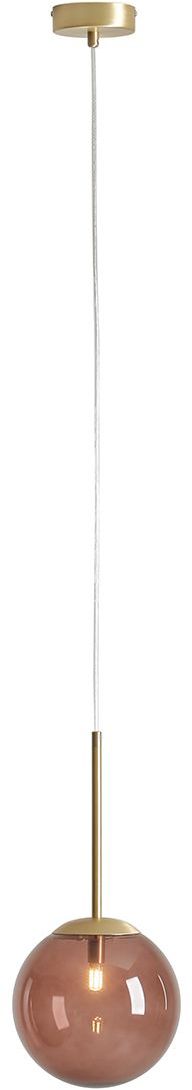 Aldex Bosso lampa wisząca 1x5 W brązowa 1119XS40_CK