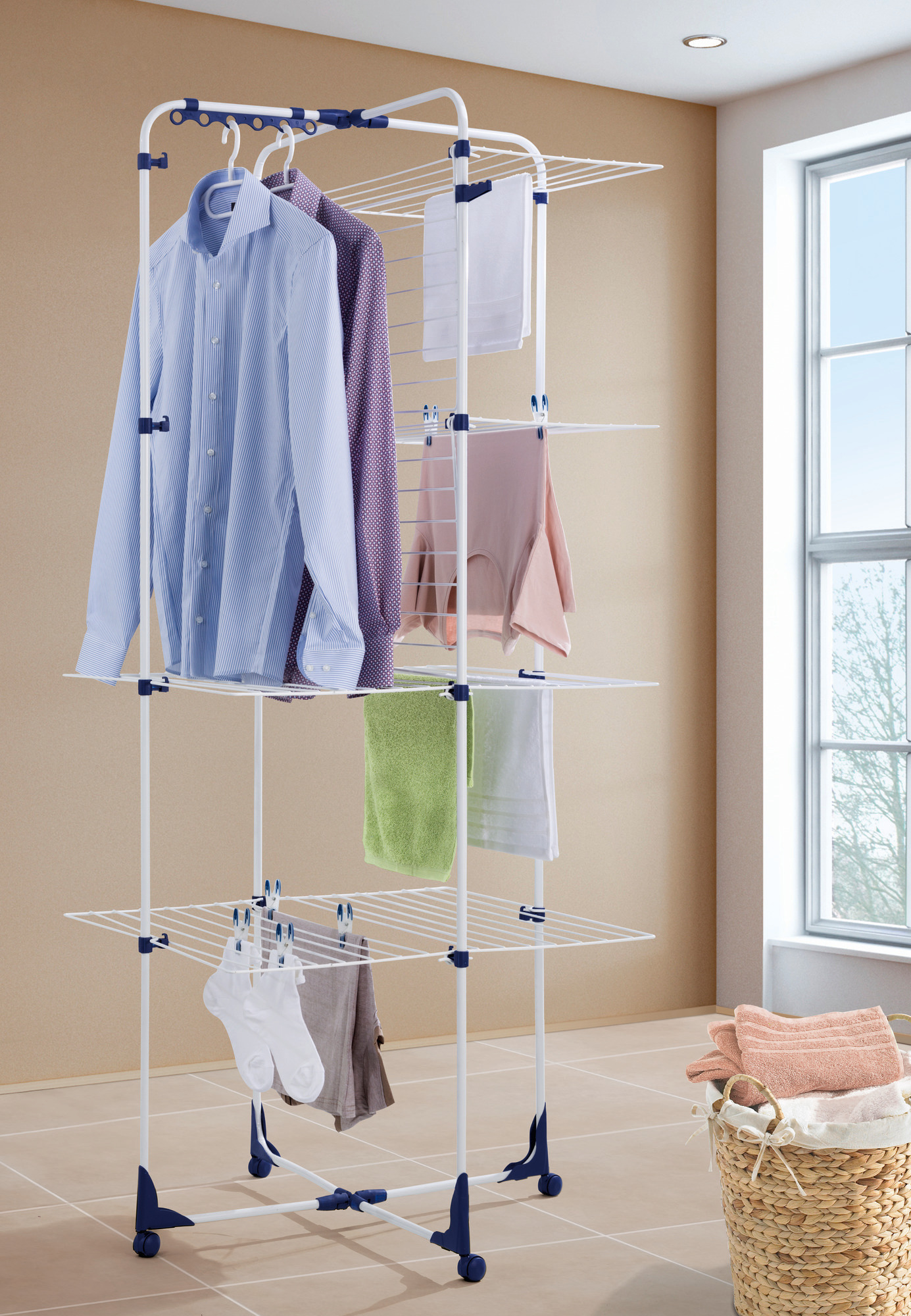 Leifheit Classic Tower 450 suszarka na pranie stojąca wieża 81456