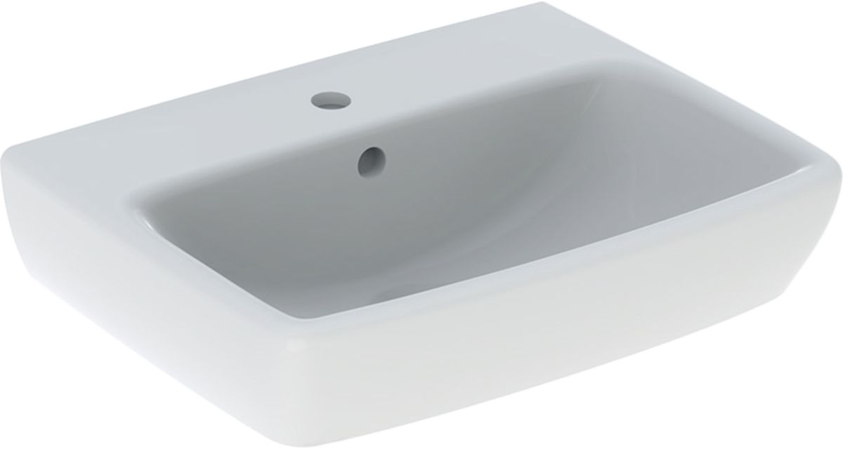 Geberit Selnova Square umywalka 50x42 cm prostokątna ścienna biała 500.310.01.7 - Wysyłka w 24h