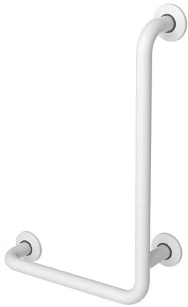 Faneco poręcz ścienna 40x80 cm kątowa prawa biała S32UKP84SWB