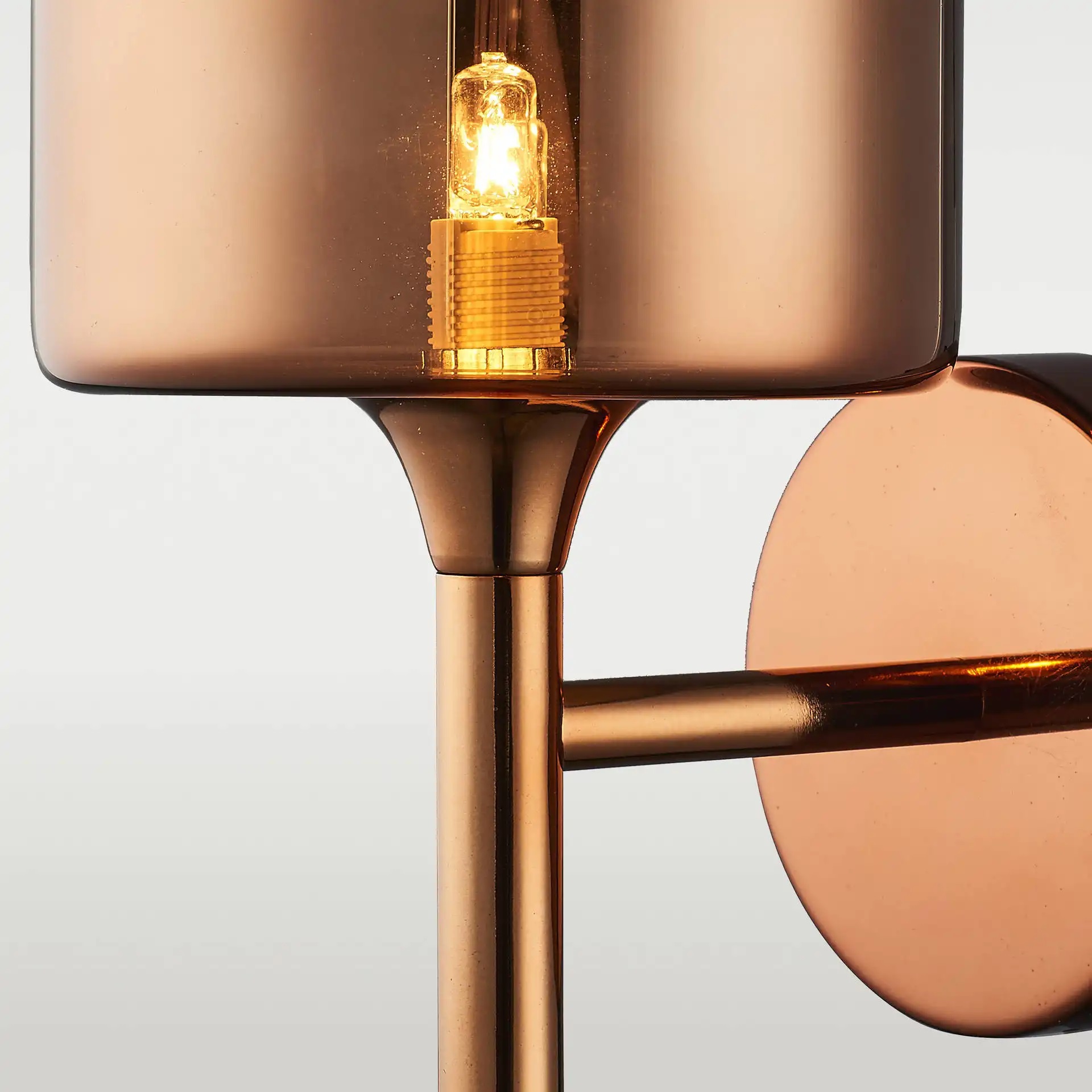 CosmoLight Copenhagen kinkiet 1x28W miedź W01066CU - Wysyłka w 24h