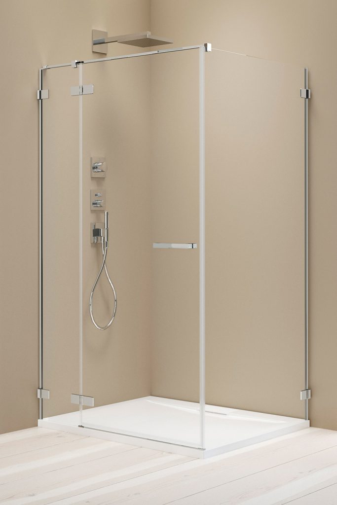 Radaway Arta KDJ II ścianka prysznicowa 52,7 cm prawa chrom/szkło przezroczyste 1386046-03-01R