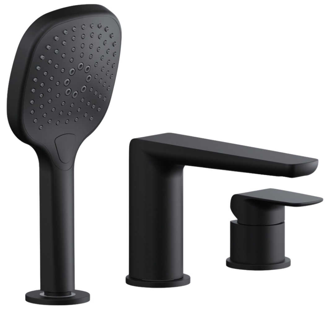 Excellent Clever 2.0 bateria wannowo-prysznicowa nawannowa czarna AREX.4134BS
