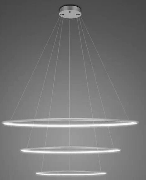Altavola Design Led Shape lampa wisząca 1x68 W srebrna LA075/P_80_in_4k_silver