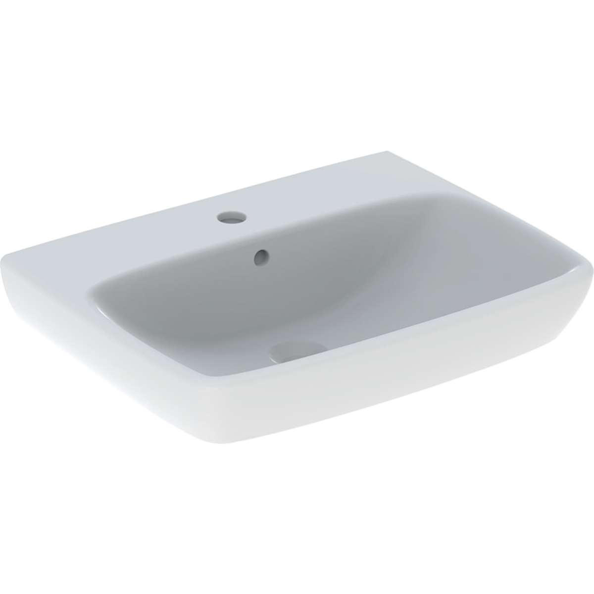Geberit Selnova Square umywalka 60x46 cm ścienna prostokątna biała 500.300.01.7 - Wysyłka w 24h