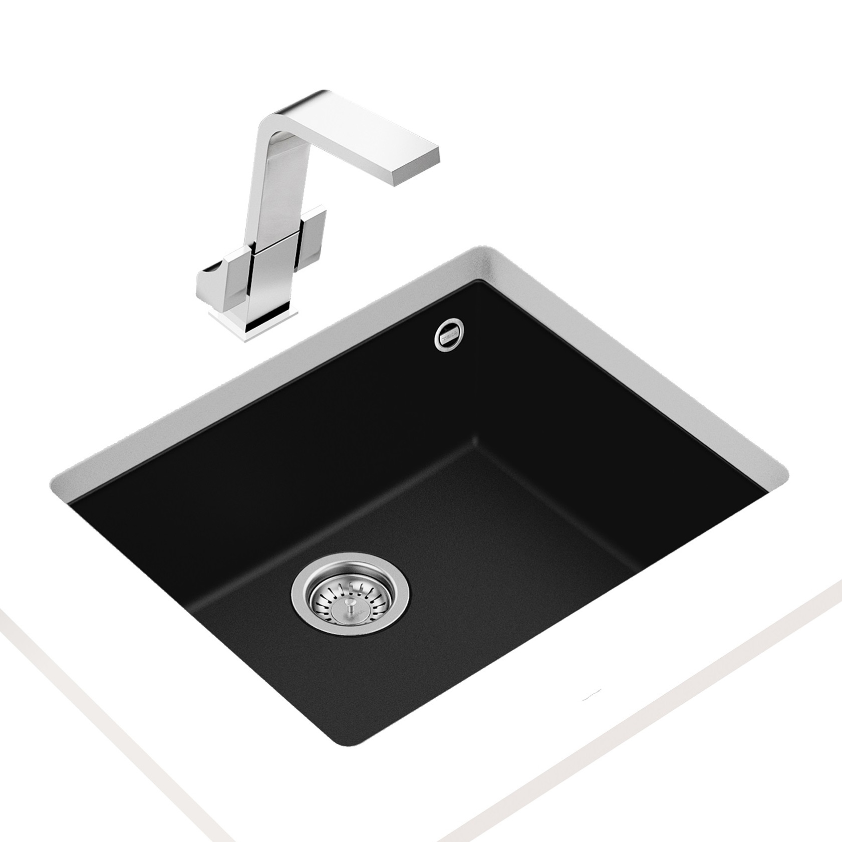 Teka Square zlewozmywak Tegranit 54x44 cm czarny 115230020 - Wysyłka w 24h