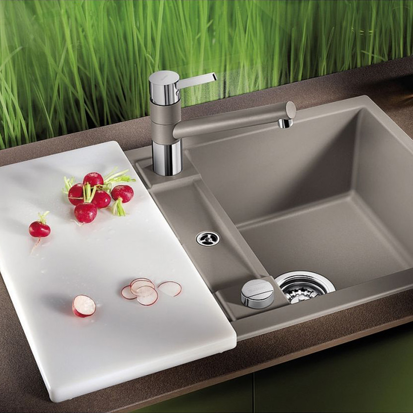 Blanco Metra 45 S Compact zlewozmywak 68x50 cm z Silgranit PuraDur czarny 525913