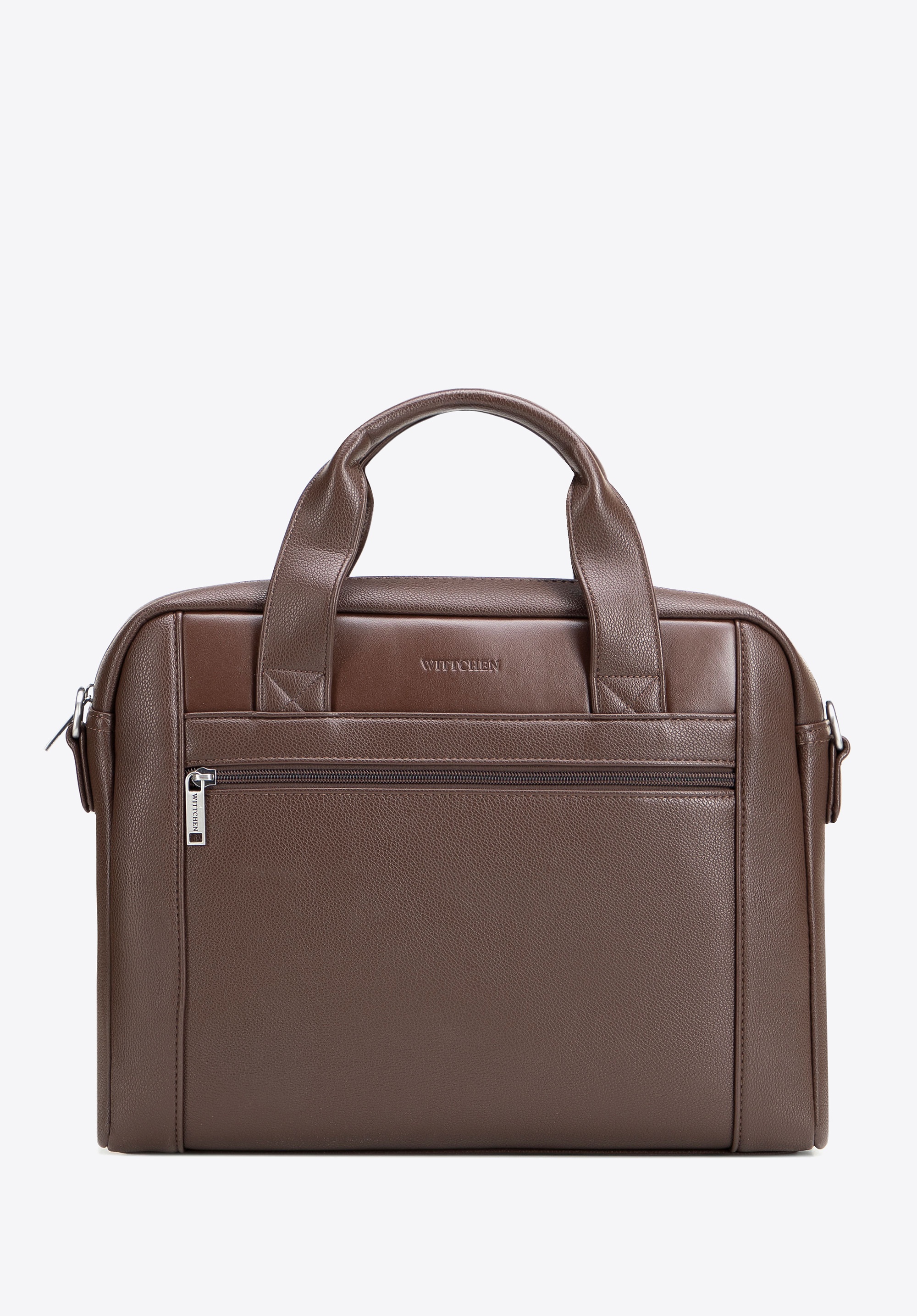 Elegancka torba na laptopa 15,6” brązowa