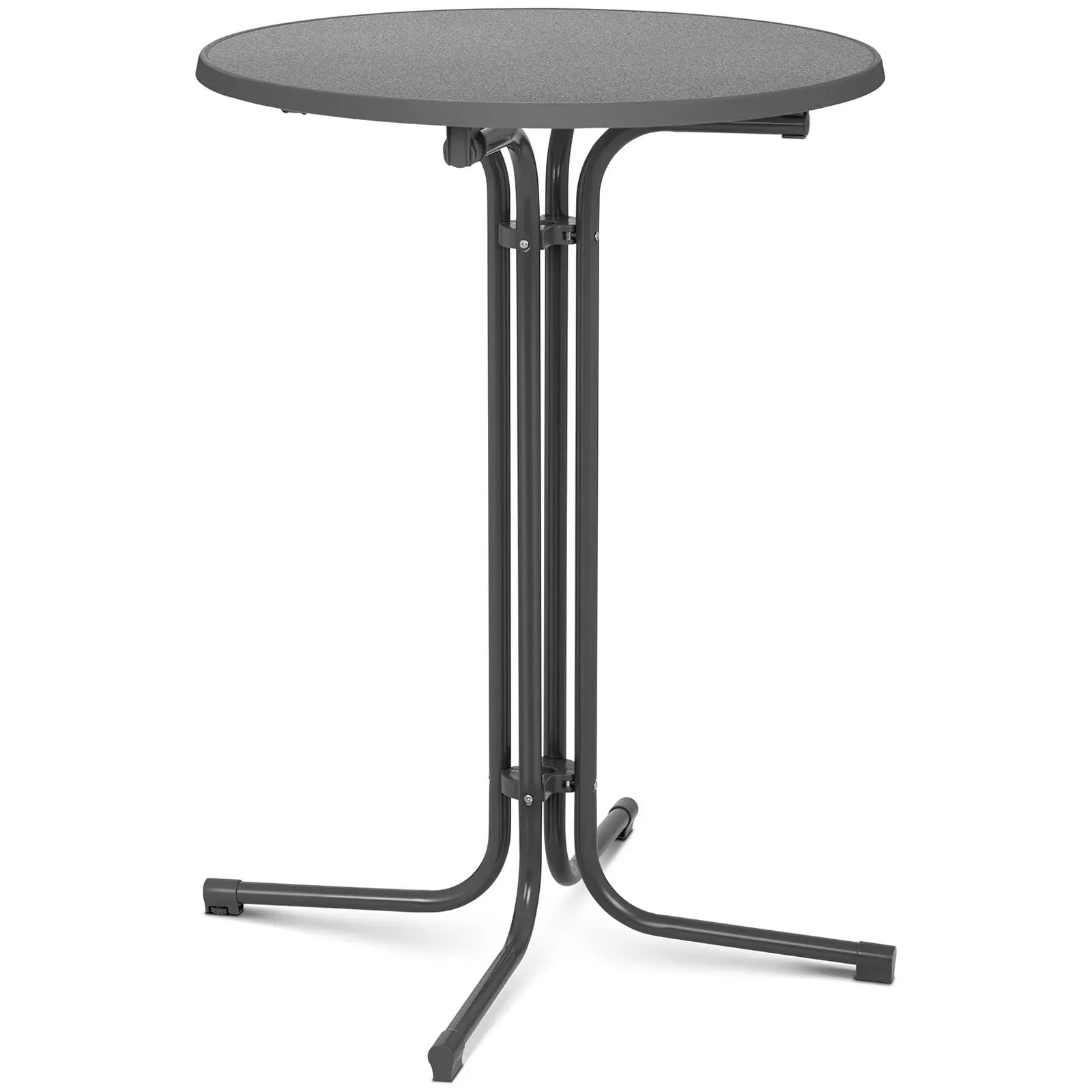 Składany stolik barowy szary 80cm | 10011473