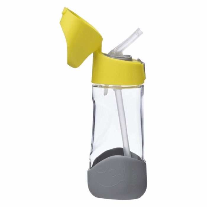 B.Box - Bidon tritanowy ze słomką 450 ml-Lemon Sherbet