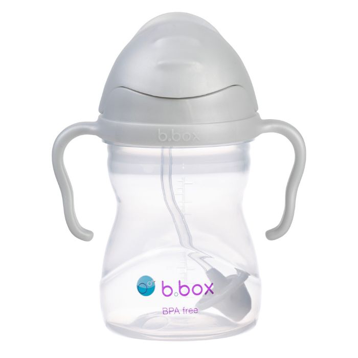 B.Box Bidon ze słomką 240 ml -Grey