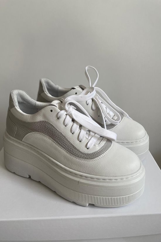 Sneakersy 20 Białe/szary