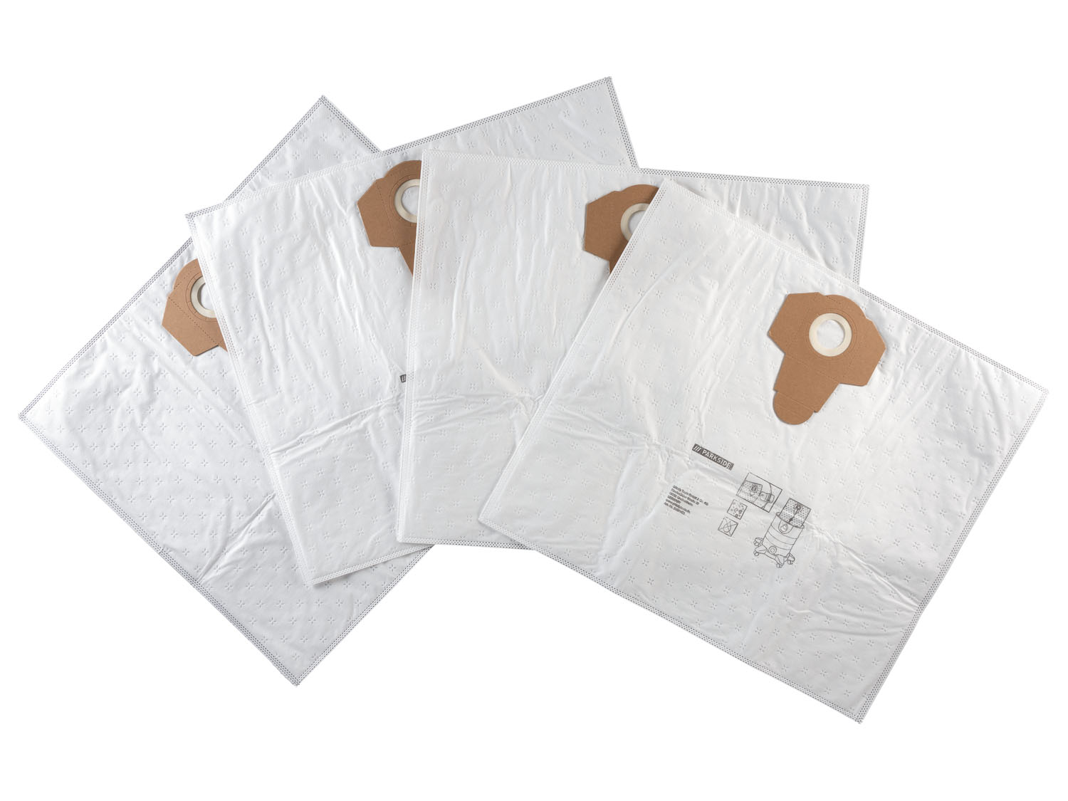 Parkside Worki do odkurzacza papierowe PFT 30 A1, 10 sztuk lub Worki fizelinowe Pvft 30 A1, 4 sztuki Worki z włókniny, 4 sztuki