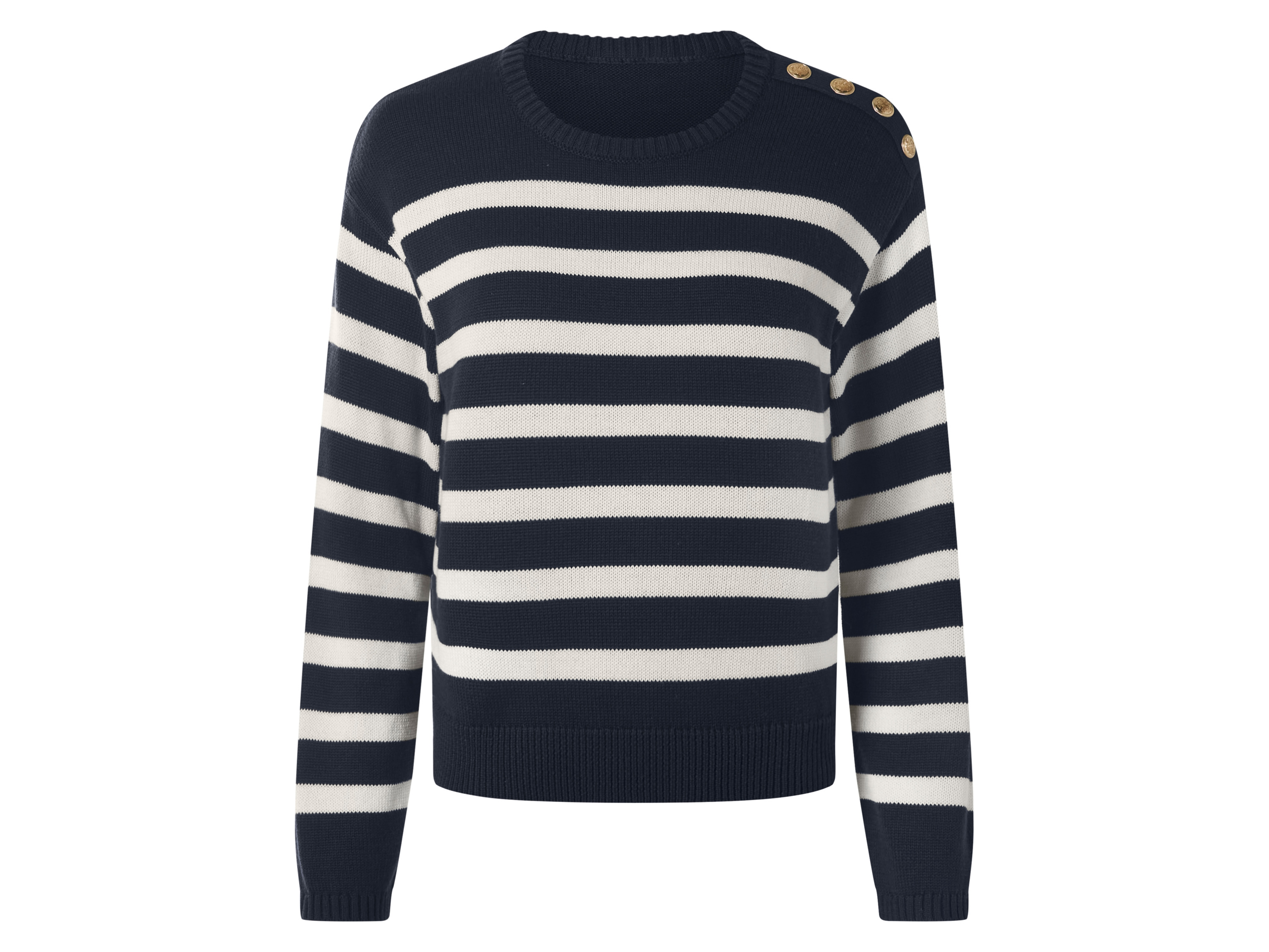 esmara Sweter dzianinowy damski Granatowy, M40/42
