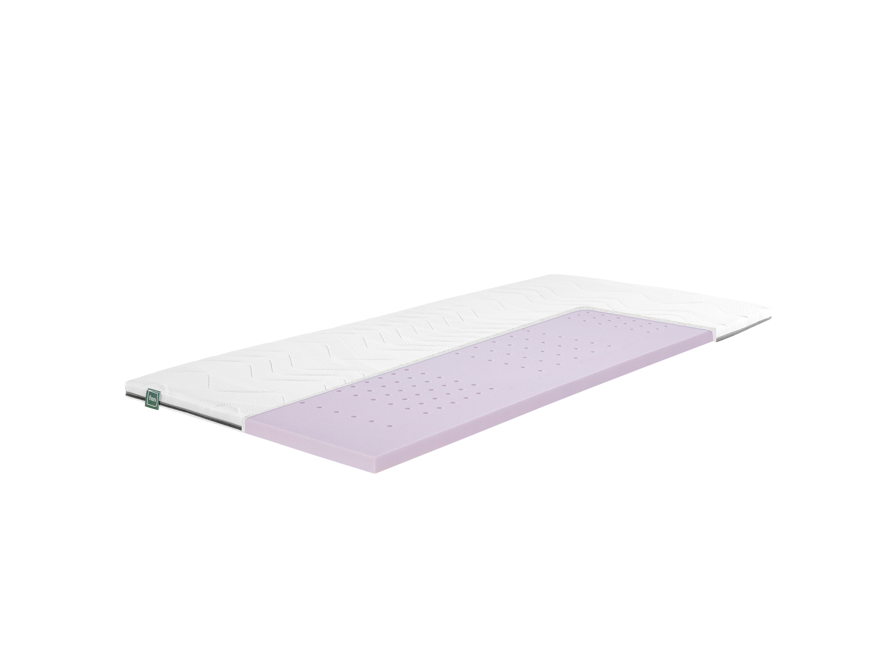 f.a.n. 7-strefowy topper z pianki hybrydowej, fan Flex Side Clima H3, 90 x 200 cm