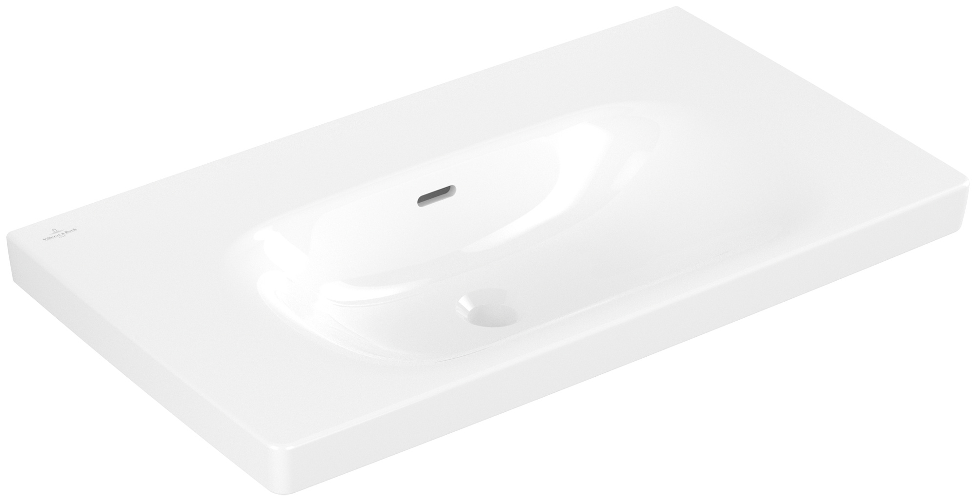 Darmowa Dostawa - Umywalka 80x46 cm prostokątna meblowa biała Villeroy & Boch Skyla 5A5182R1