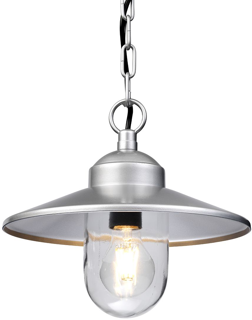 Darmowa Dostawa - Lampa wisząca 1x60 W srebrna Elstead Lighting Klampenborg KLAMPENBORG8