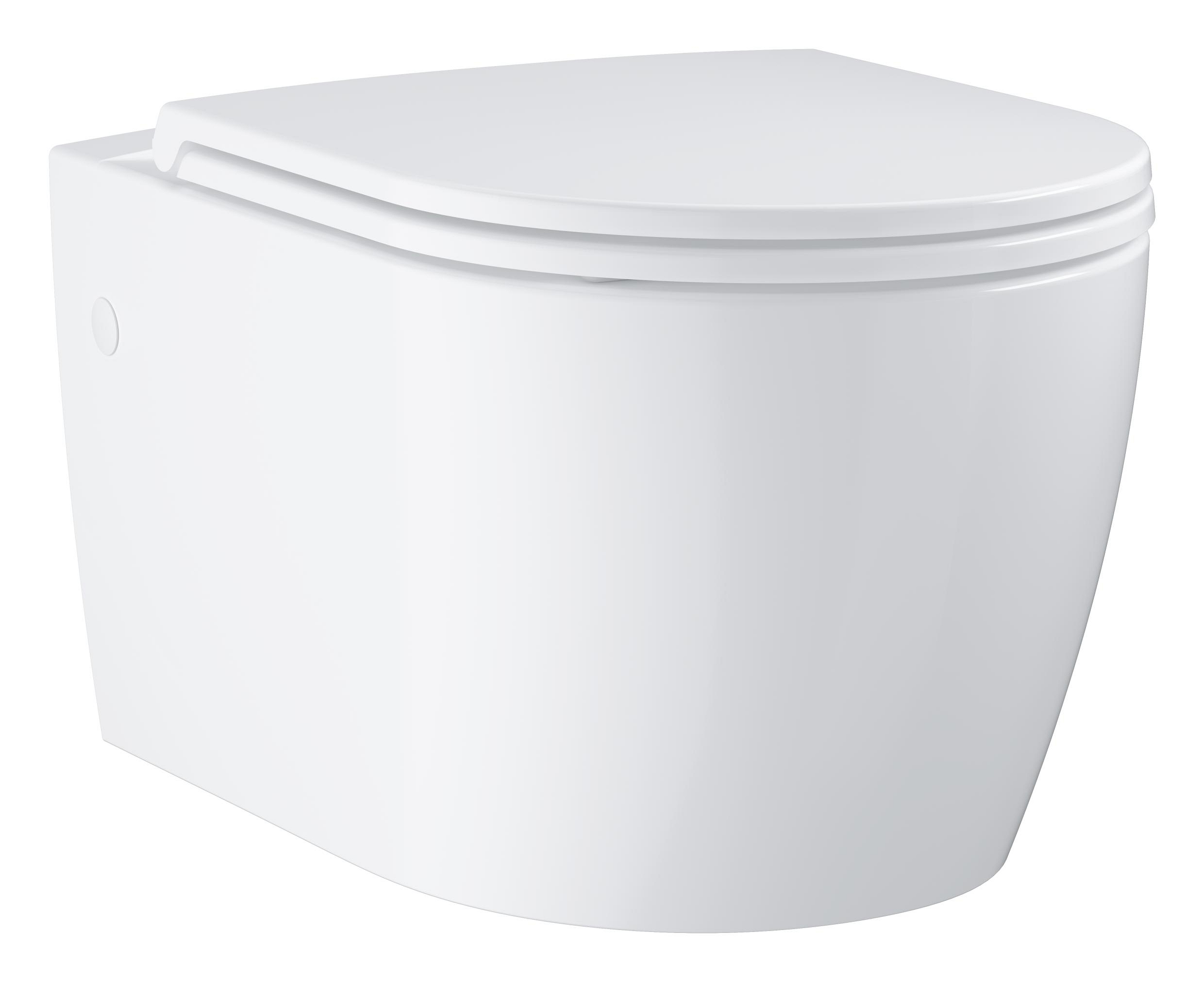 Darmowa Dostawa - Miska WC z deską wolnoopadającą wisząca bez kołnierza biały Grohe Start 103848SH00