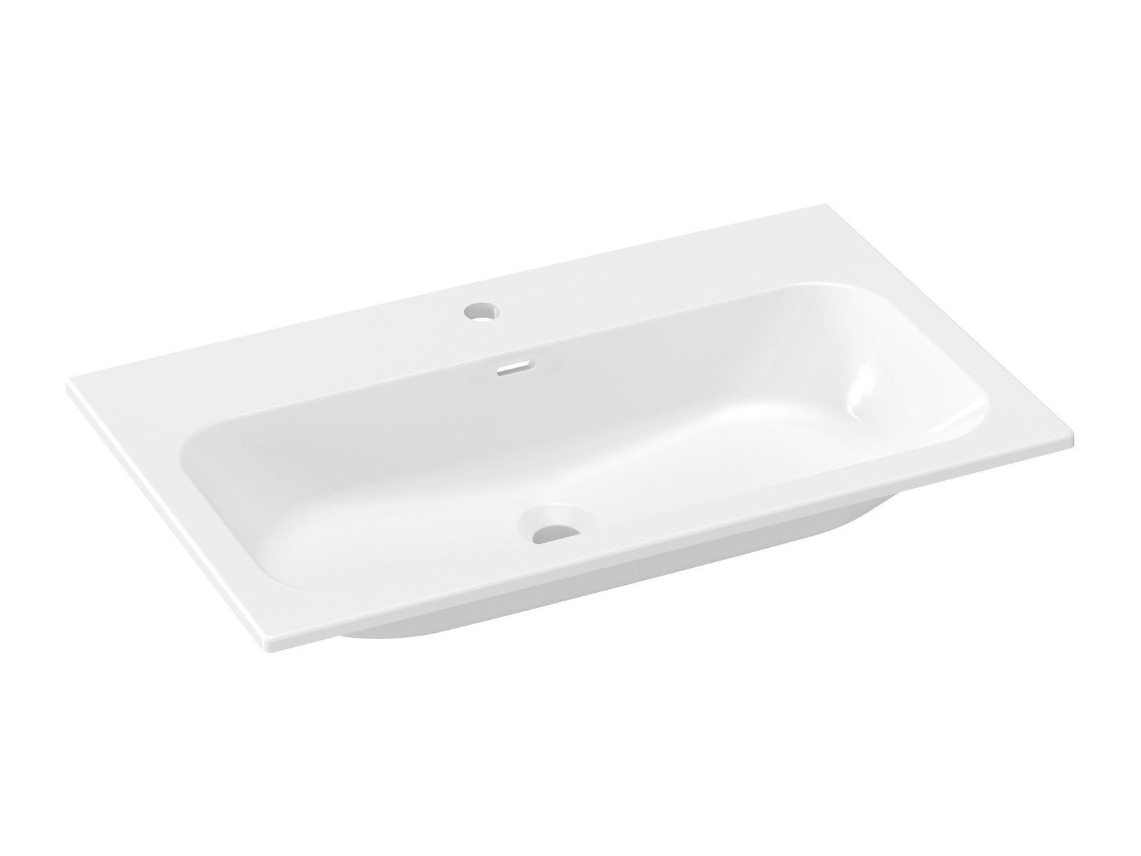 Darmowa Dostawa - Umywalka 80.5x49 cm prostokątna meblowa biała Ravak Chrome XJX01180002
