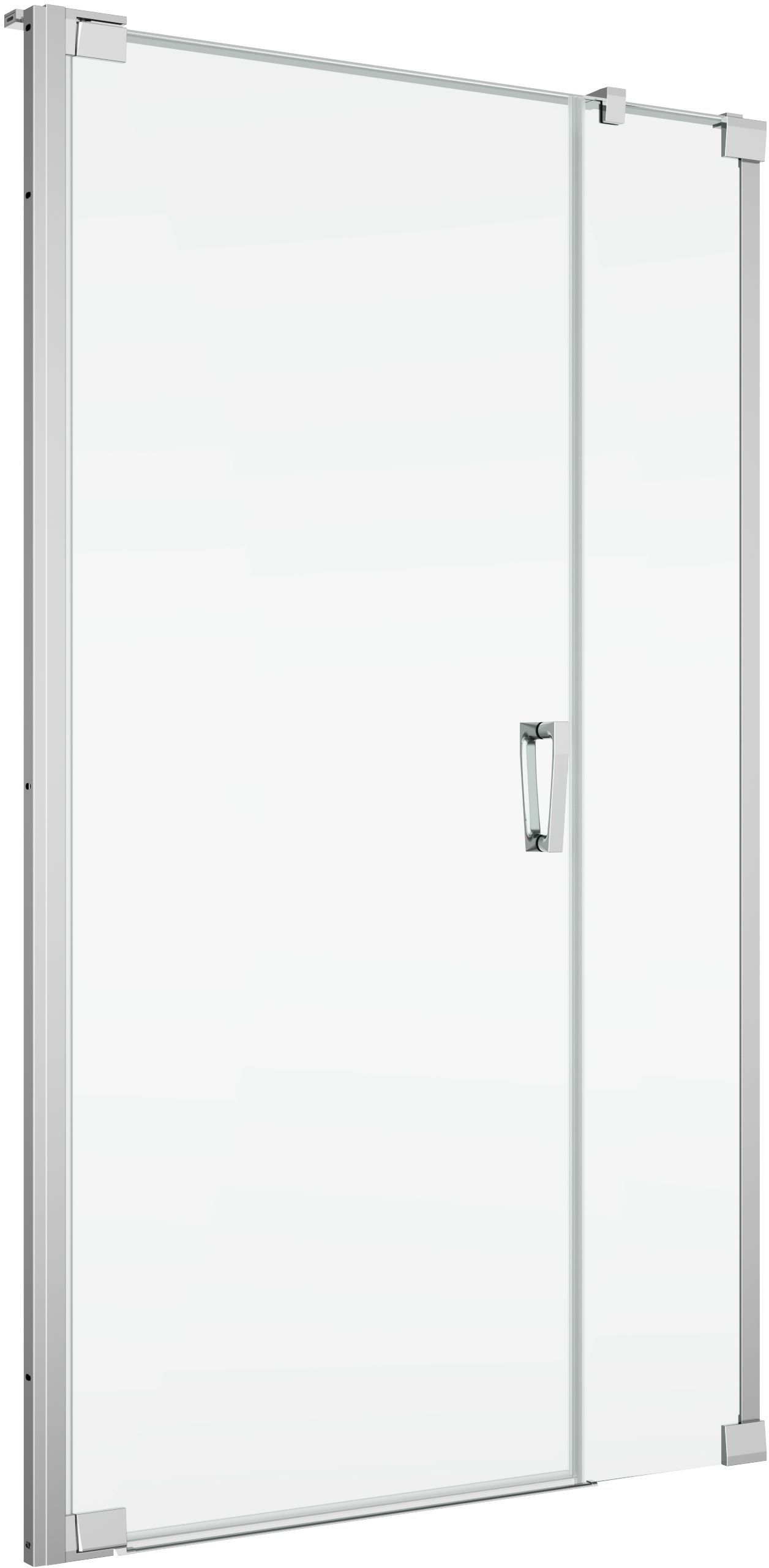Darmowa Dostawa - Drzwi prysznicowe 90 cm uchylne chrom połysk/szkło przezroczyste Ronal Cadura CA31CG0905007