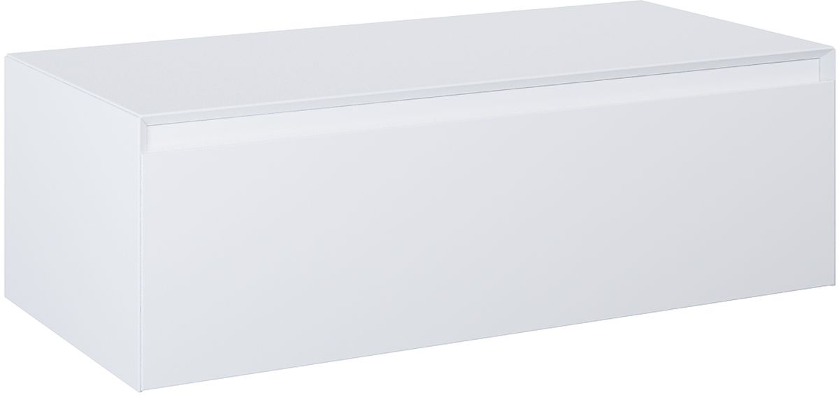 Darmowa Dostawa - Szafka z blatem 100x45.8x31.9 cm boczna wisząca biała Elita Split Slim RE081004055290