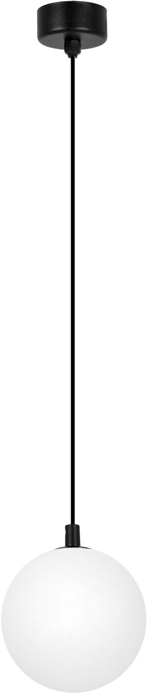Darmowa Dostawa - Lampa wisząca 1x10 W biała-czarna Kaja Aspen K5550